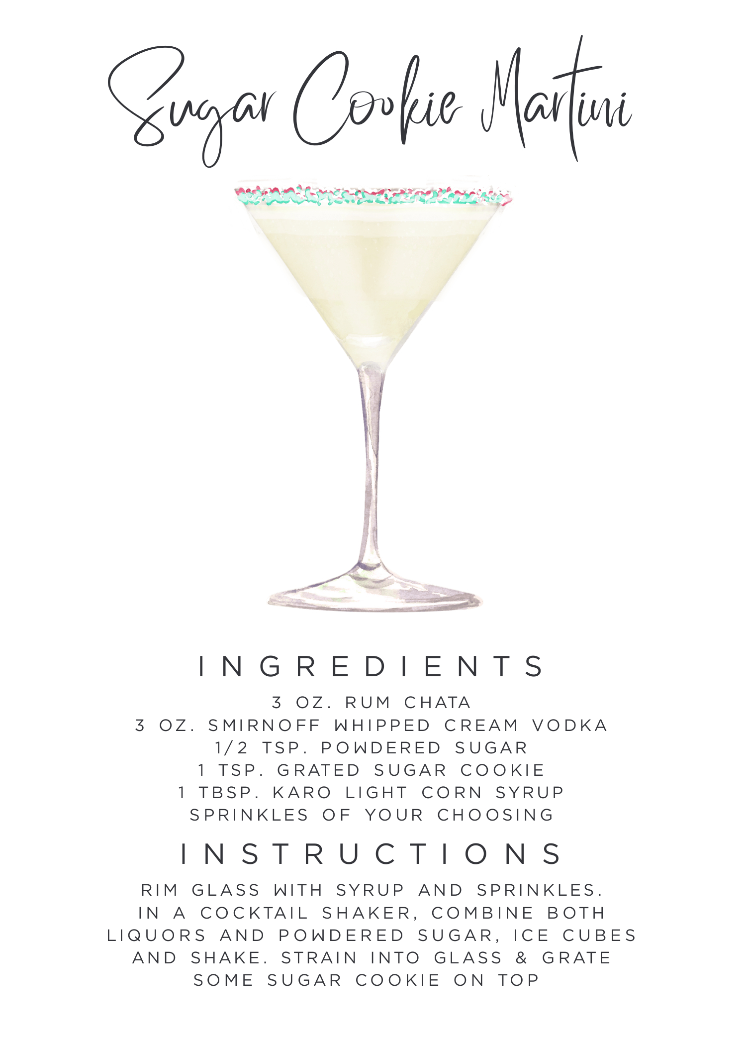 Holiday Cocktail recipes