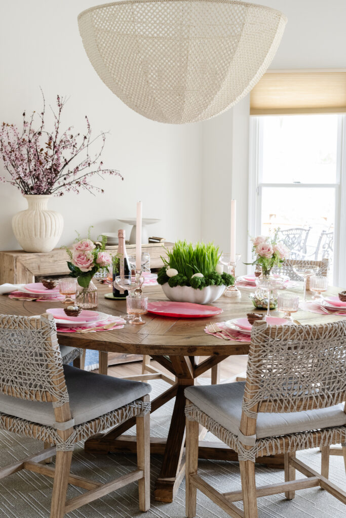 Easter Tablescape Styling Essentials Two ways.