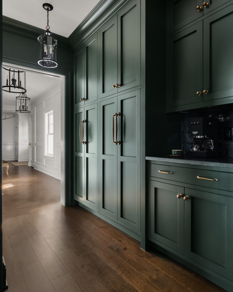 Luxury Kitchen Design, luxurious kitchen, colorful cabinetry, textured backsplash, and functionality with Town & Country Design by Tori Sikkema Photography