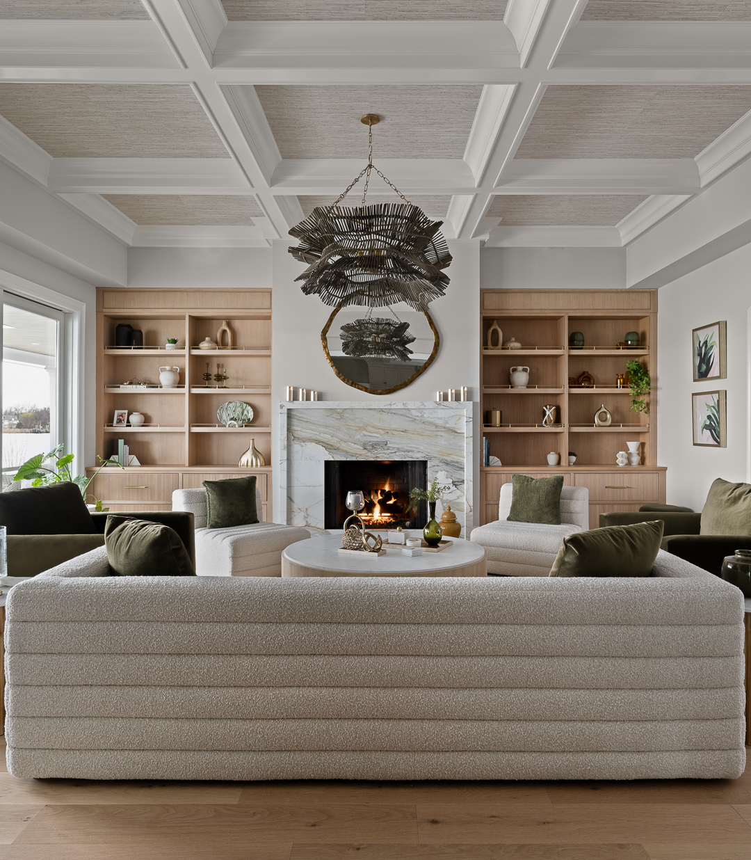 Town & Country Design Studio Nancy Meyers living room.