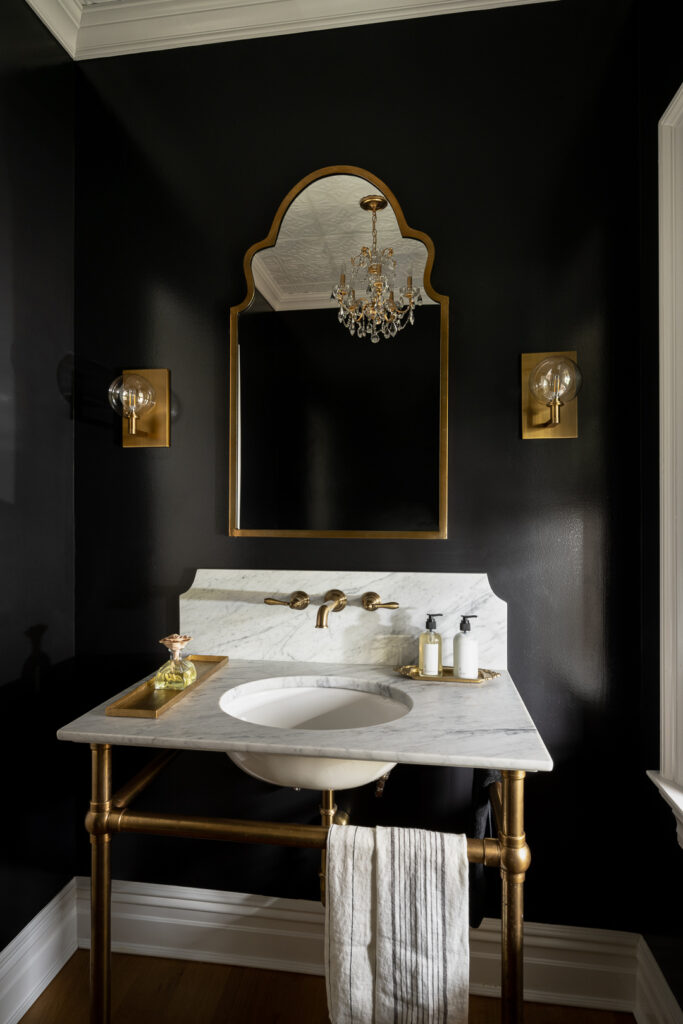 Embracing Timeless Elegance with Dark Hues: A Bespoke Bar and Retreat